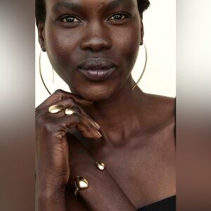 SOLD - Soko Brass Bow Earrings